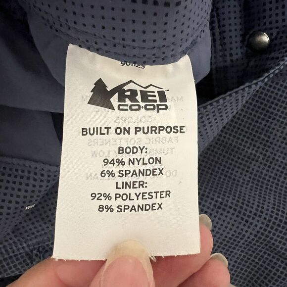 Rei Coop XS Blue Bike Shorts Athletic Outdoor Performance Quick-Dry Zip Pocket - Picture 9 of 12